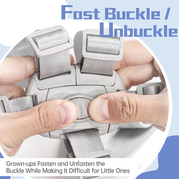 High Chair Straps Replacement Compatible With Graco - 5 Point Harness Straps For High Chair, Straps Length Adjustable Highchair