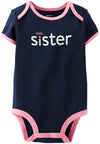 Carter'S Slogan Bodysuit (Baby) - Navy-18 Months