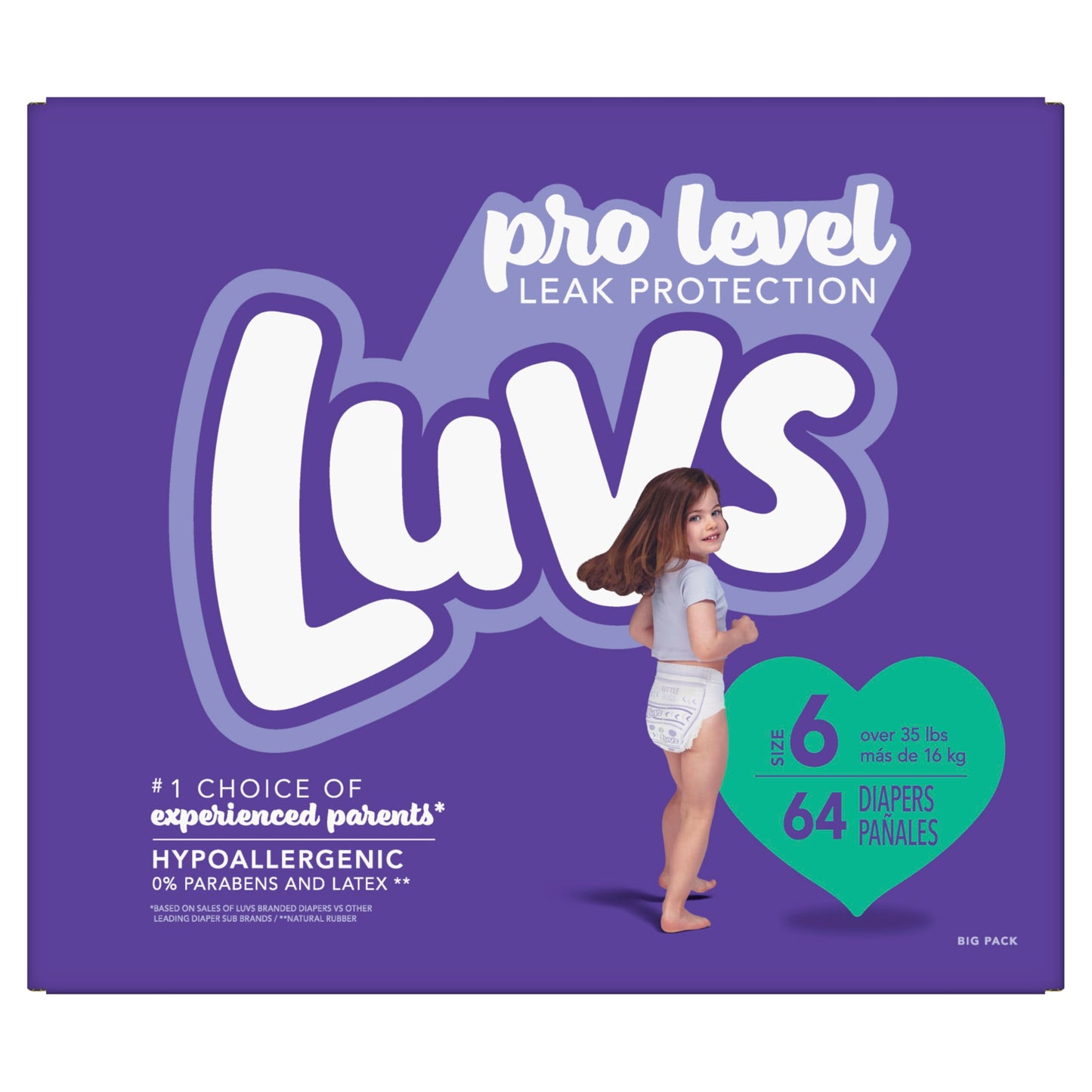 Luvs Diapers - Size 6, 64 Count, Paw Patrol Disposable Baby Diapers