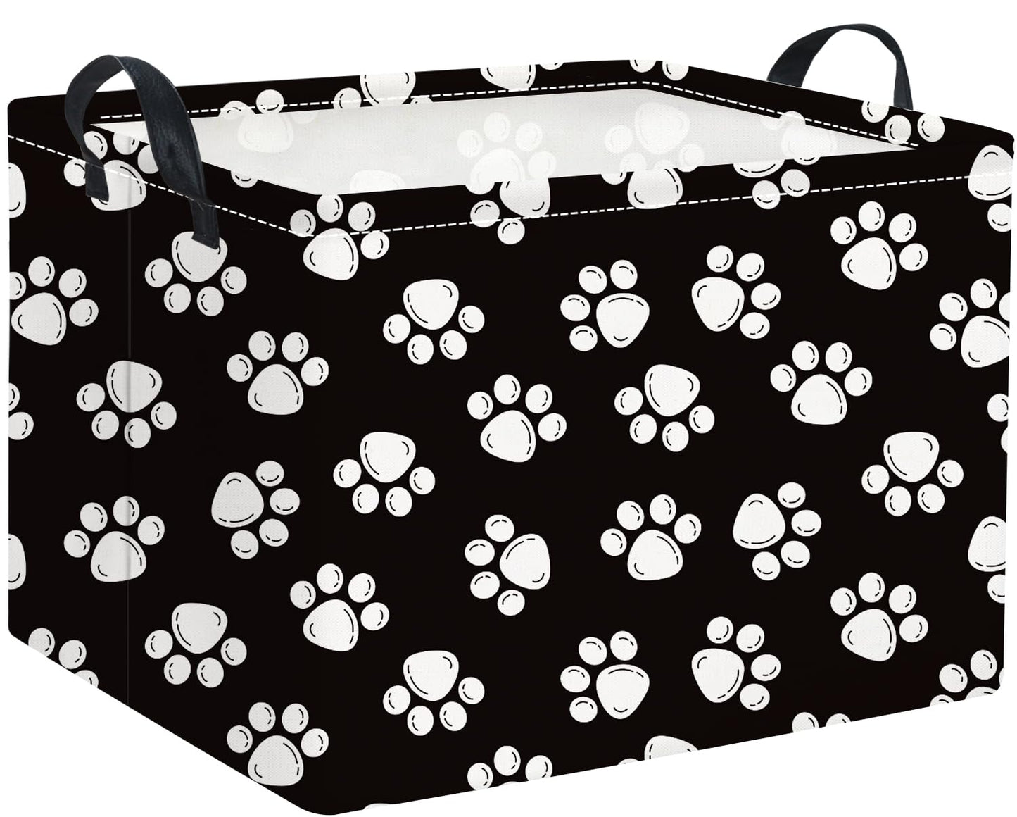 HIYAGON Rectangular Dog Basket Kids Baby Nursery Storage Basket for Boys Football Room Decor Cute Toy Storage Organizer Bins Bed