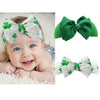 Qfv Infant Bows St Patrick'S Day Baby Girls Bows Headband, Newborn Soft Baby Hairband, One Sizes Fits All Baby