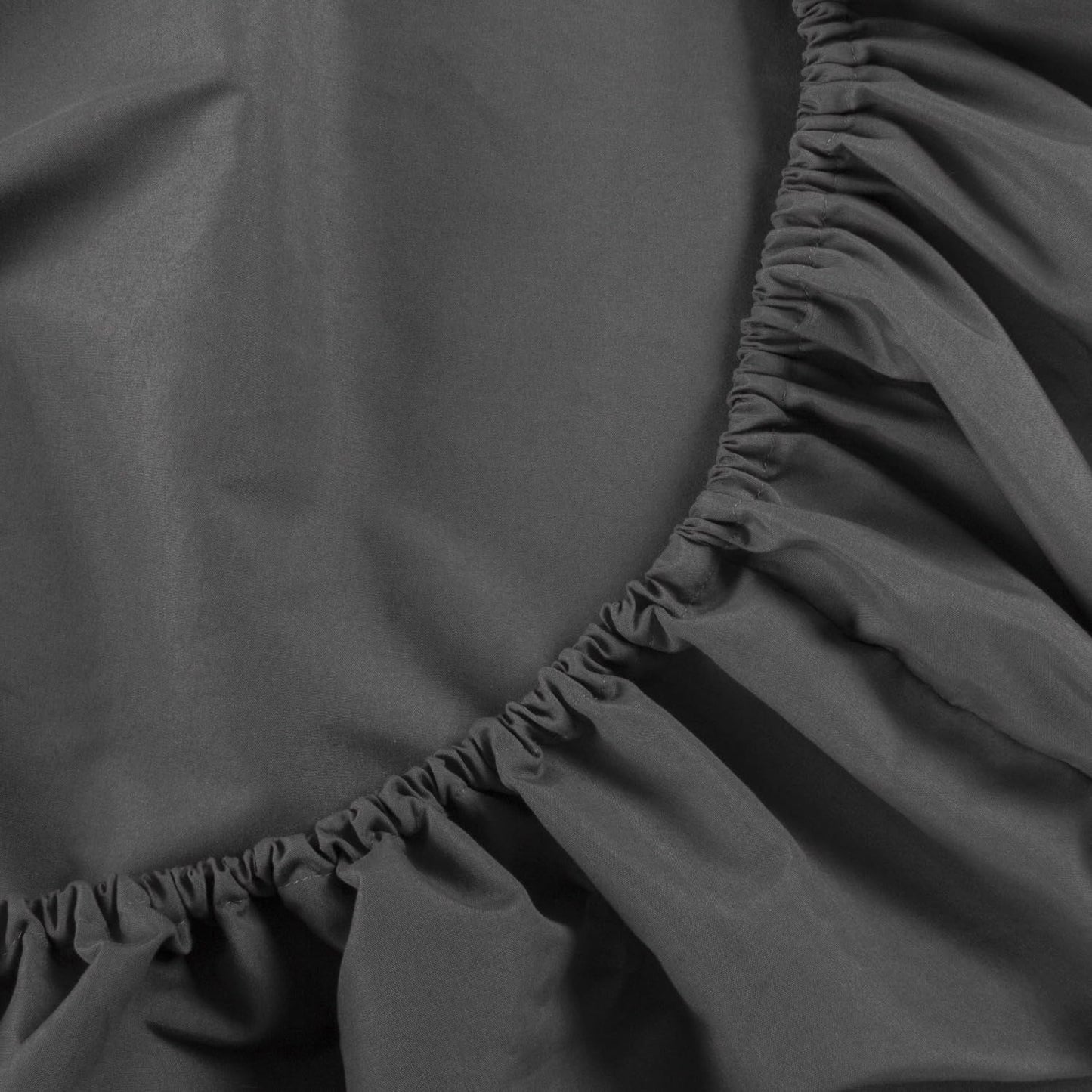 Ntbay Toddler Sheet Set - 3-Piece Microfiber Crib Sheet Set - Flat Sheet, Fitted Sheet, Pillowcase - Solid Toddler Bedding, Dark