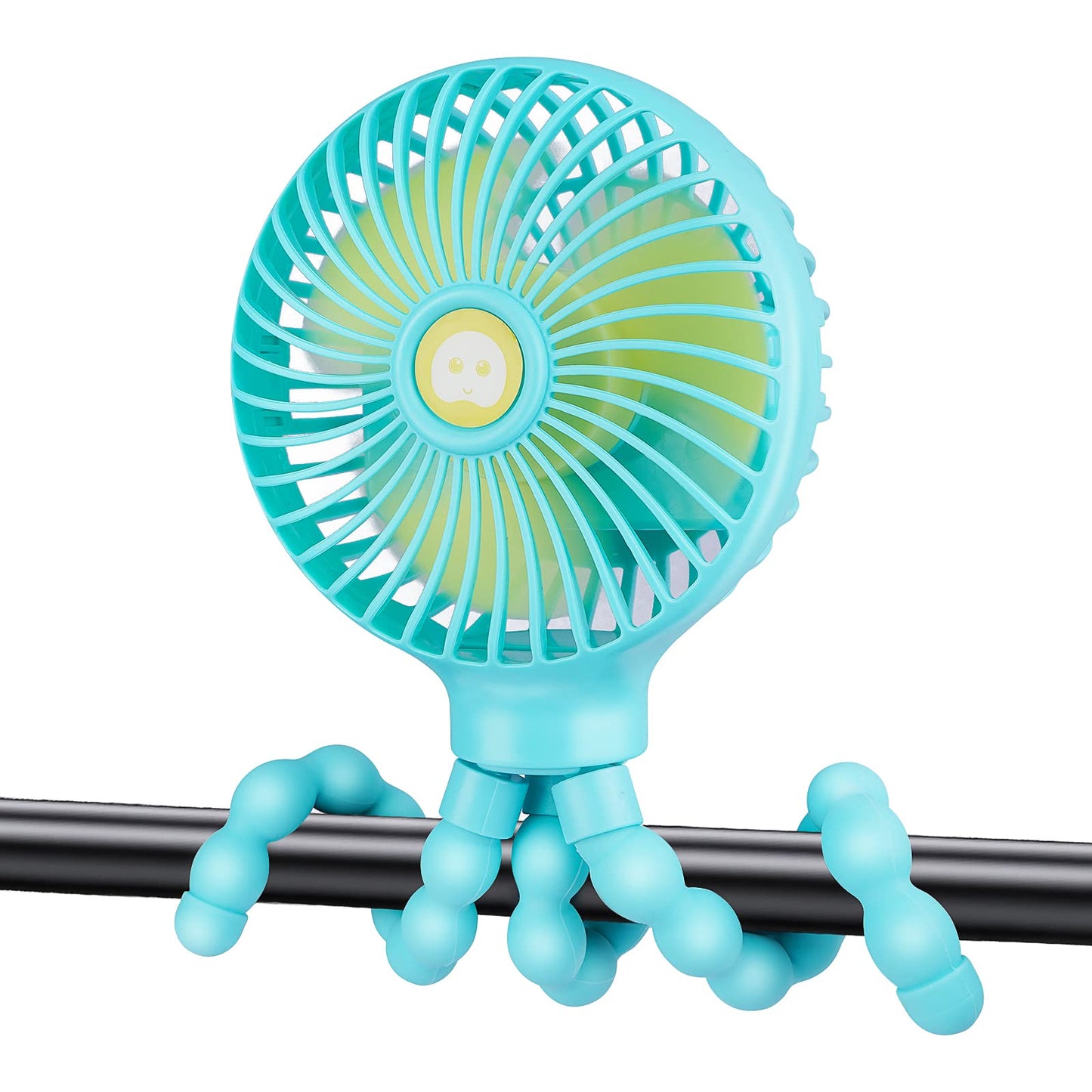 2023 New Stroller Fan, Portable Pram Fan Small Personal With Flexible Tripod Clip On Fan For Crib, Office, Treadmill, Bike, Trav