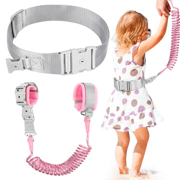 Accmor Reflective Toddler Belt Leash, Anti Lost Wrist Link For Baby, Kid Anti Lost Waist Band Child Leash With Lock For Babies G