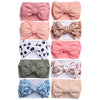 Kidocheese Oversized Baby Headbands With Bows - Elastic Nylon Hairbands, Head Wraps And Hair Accessories For Newborns, Infants,