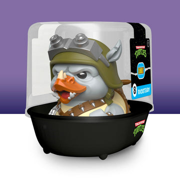 TUBBZ First Edition: Teenage Mutant Ninja Turtles - Rocksteady Cosplaying Rubber Duck Vinyl Figure