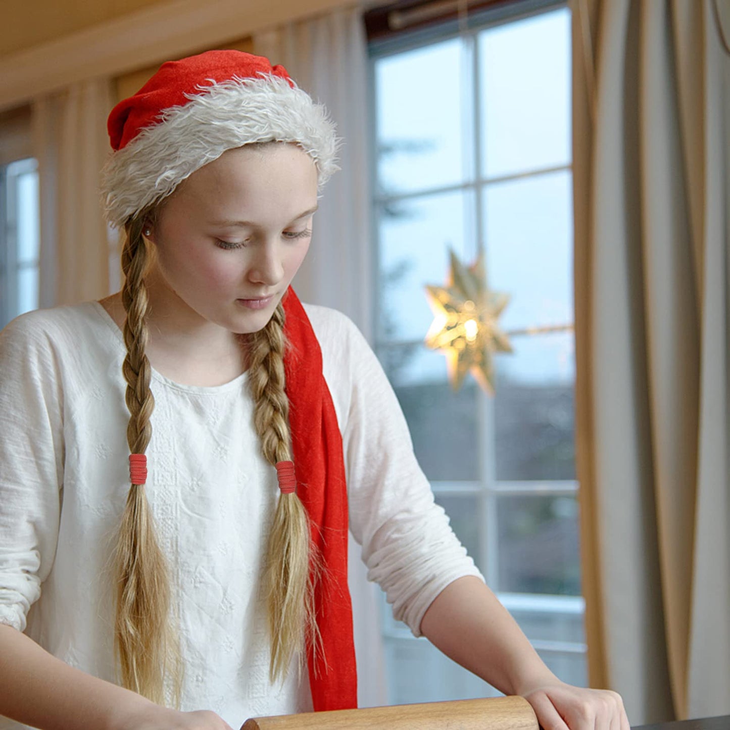 200Pcs Soft Hair Elastics And Toddler Hair Ties - Mini Ponytail Holders In 10 Colors, 1 Inch Diameter, For Babies, Toddlers And