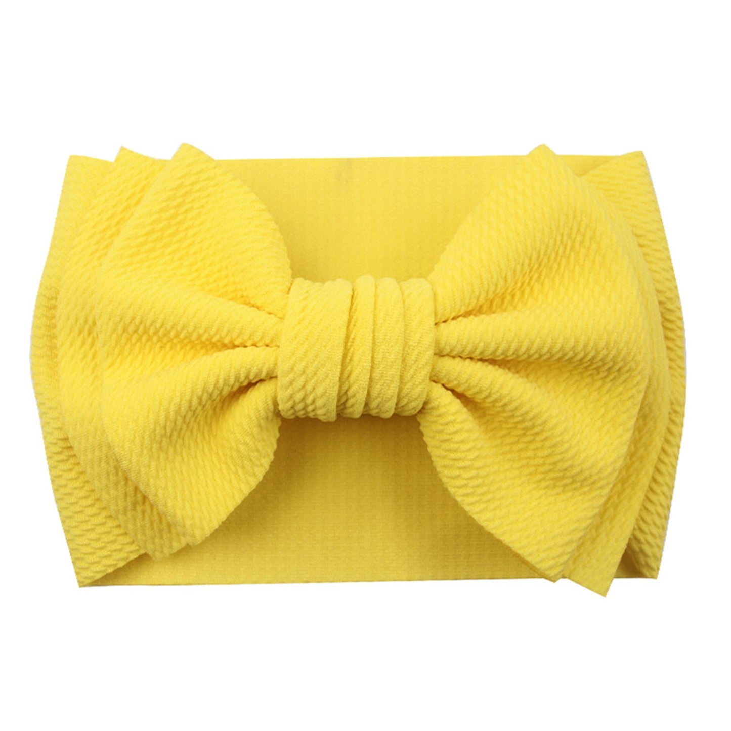 Lddcx Bows For Baby Girls Headband, Newborn Bows Headbands Baby Hair Bows Hairbands Hair Accessories.(Fd104) (Yellow White)