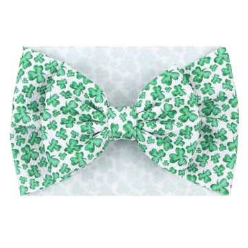 Lddcx Green Baby Bow Headbands Hair Bow For Girts Toddler Baby Shamrock Headband Bows 6-24 Months.(Fd104-Green)