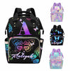 MyPupSocks Personalized Butterfly Diaper Bag for Mom Daughter Granddaughter - Mothers Day Gift Nappy Mommy Daypack Backpacks in