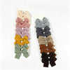 20PCS Baby Girl Dog Gift Wrap Hair Bow Clips Barrettes Multicolor Textured Bow Barrettes for Girls, Daily Wear Hair Accessories