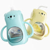 Perjoy Pouch Holder No Squeeze, 2 Pack Self-Feed Baby Pouch Holder, BPA Free Adjusting Fits Most Sizes Baby Food Yogurt Applesau
