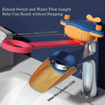 Faucet Handle Extender Set, Faucet Extender For Kids Child Sink Extender Kids Hand Wash Helper Faucet Extender For Bathroom Sink