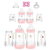 Mam Grow With Baby Feeding Set, Newborn Essentials Must Have For 0-3 Months, Anti-Colic Bottles, Pacifiers And Skinsoft Silicone