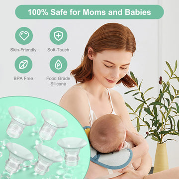 Pdfans Flange Inserts 13/15/17/19/21Mm Compatible With Momcozy/Medela/Spectra/Tsrete S12 Pro/S12/S9 24Mm Shields/Flanges Breast