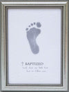 The Grandparent Gift Frame Wall Decor, Baptized Footprint