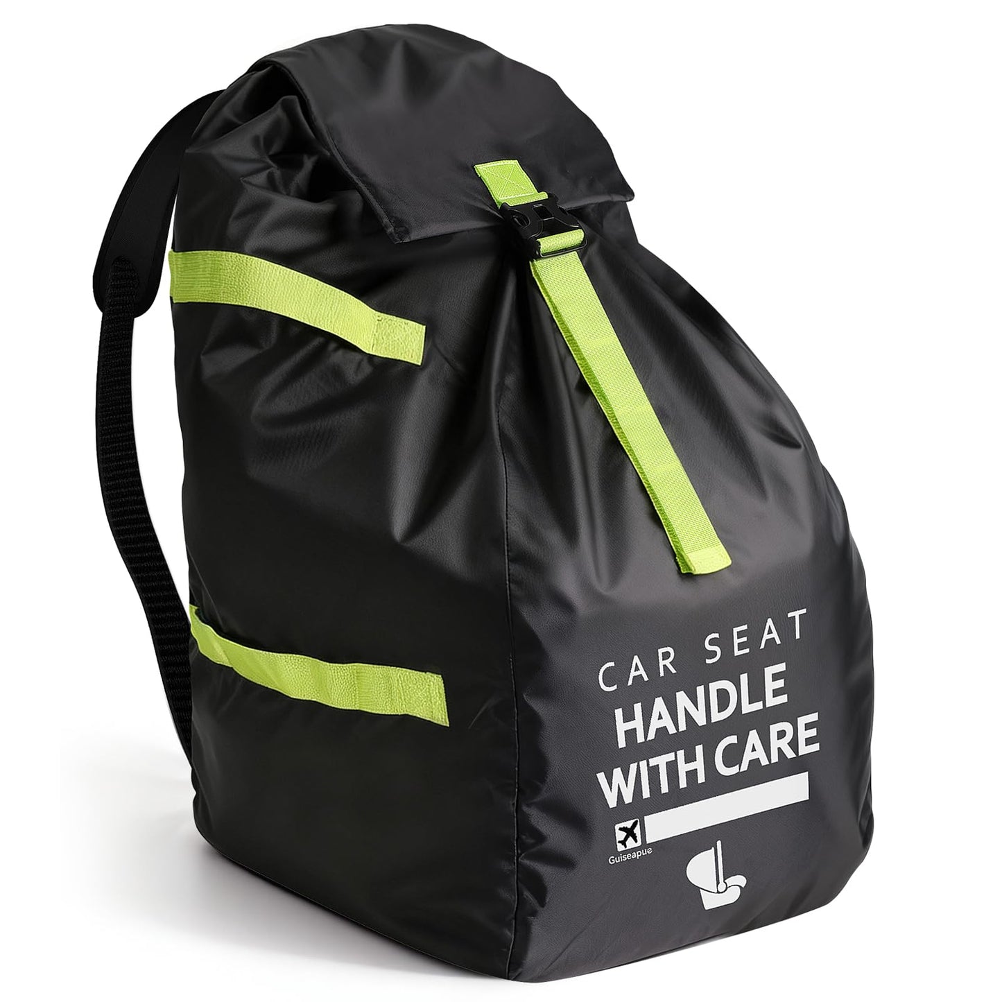 Upgrade Car Seat Travel Bag for Airplane: Car Seat Bags with Shoulder Handle for Air Travel Fit All Car Seats, Infant Carriers &