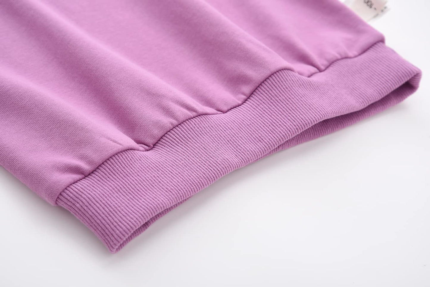 Biniduckling Toddler Crew Neck Sweatshirt Girls 3T Floral Purple