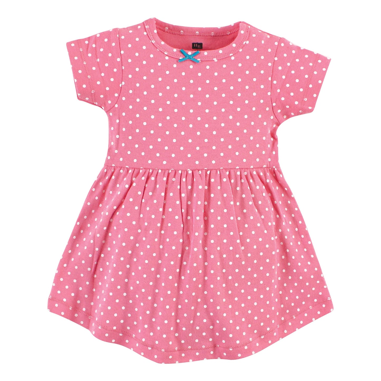 Hudson Baby Girls' Cotton Dresses, Cuteasaurus, 3-6 Months