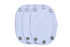 Matissa Pack Of 3 Baby Bodysuit Onesie Extenders Double Layer 100% Cotton