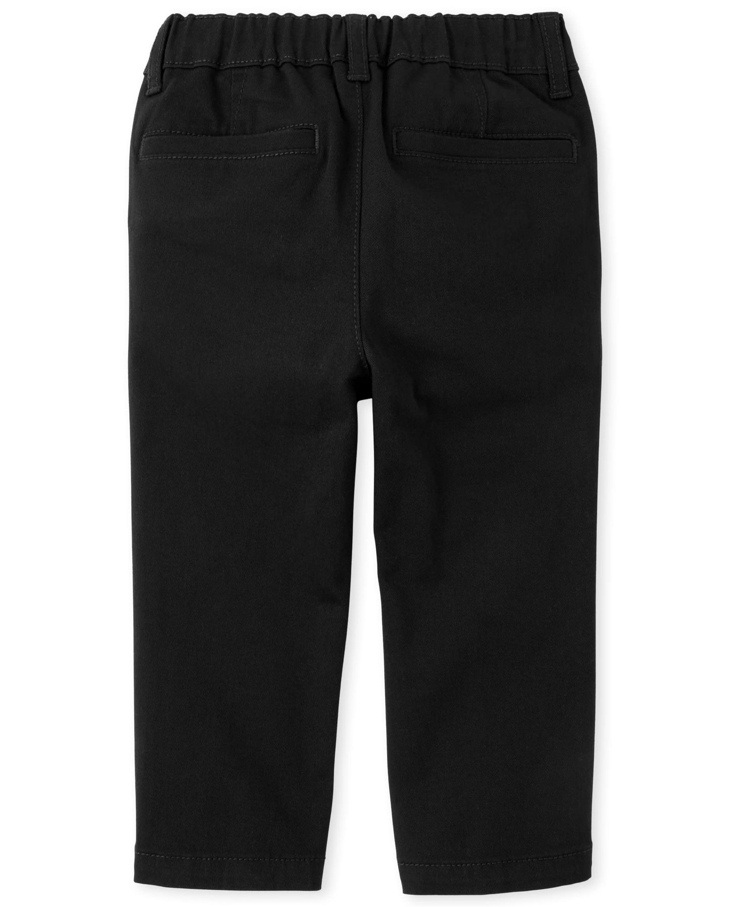 The Children'S Place Baby Boys' And Toddler Stretch Chino Pants, Black Single, 2T