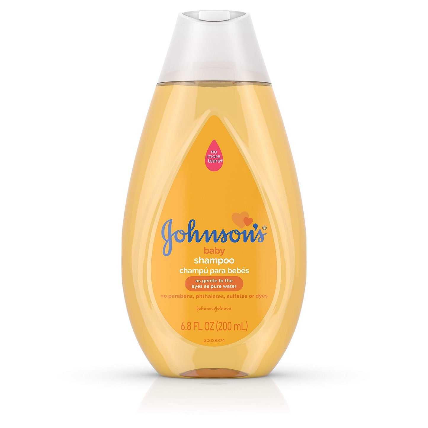 Johnson'S Baby Tear Free Gentle Baby Shampoo, Free Of Parabens, Phthalates, Sulfates And Dyes, Yellow, 6.76 Fl Oz