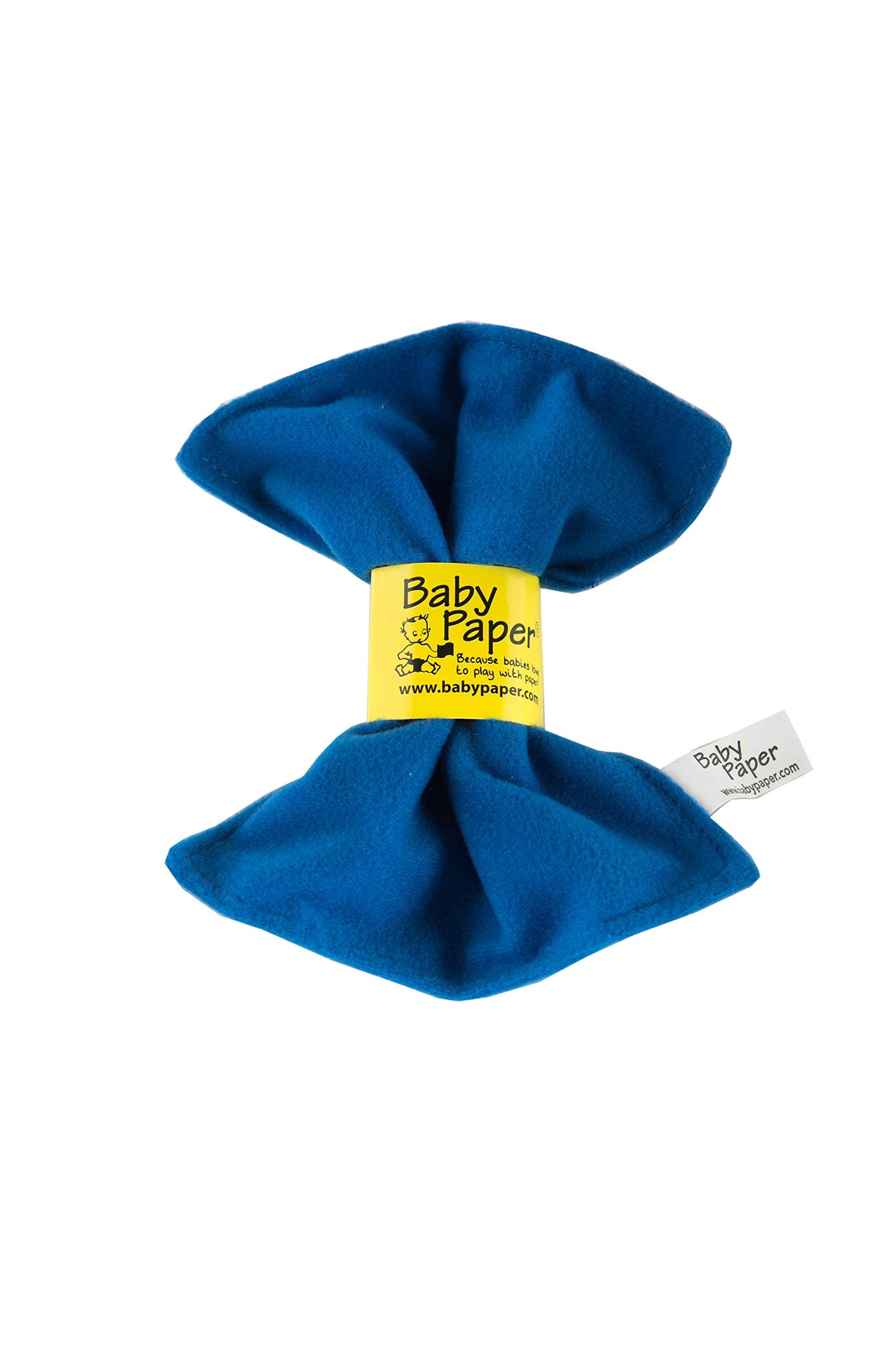 Original Baby Paper - Crinkle Teether and Sensory Toy for Babies and Infants | Blue | Non-Toxic, Washable | Great for Baby Showe