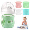 4 Pack Silicone Sleeves For Philips Avent Glass Bottle 4 Oz, Anti Breakage Baby Bottle Holder, Compatible Philips Avent Glass Na