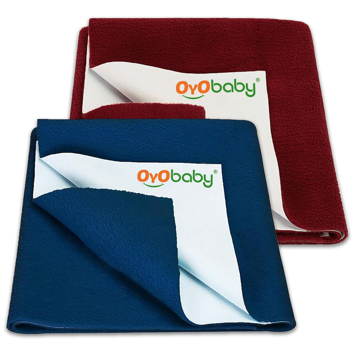Oyo Baby QuickDry Baby Dry Sheets Pack Of 2 Medium Size 10070 Cm | Waterproof Mattress Protectors For 012 Month Infants | Ultr