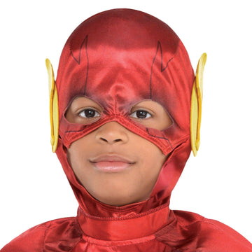 Costumes Usa The Flash Muscle Halloween Costume For Boys, Dc Comics: The New 52, Medium (8-10), Includes Jumpsuit, Mask
