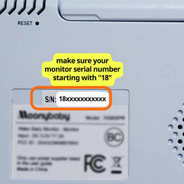 Moonybaby Split 60 Add-On Camera, Only For Handheld Monitor'S S/N Number Start With 18