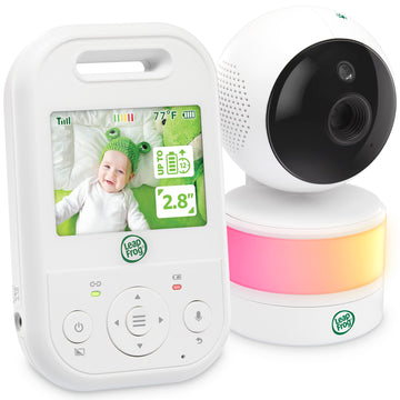 Leapfrog Lf2513 Baby Monitor, 2.8' Ips Lcd Screen, Pan-Tilt-Zoom, 1000Ft Range, Night Vision, Soothing Lullabies, Night Light,