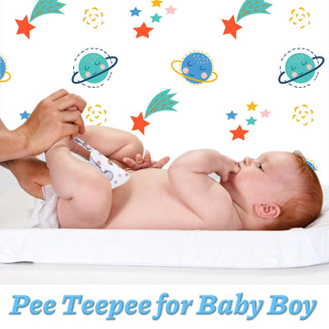 12 Pcs Peepeeteepe For Baby Boy With Storage Bag, Reusable Peepeeteepe Baby Boy With Hang Loop (6 Patterns)