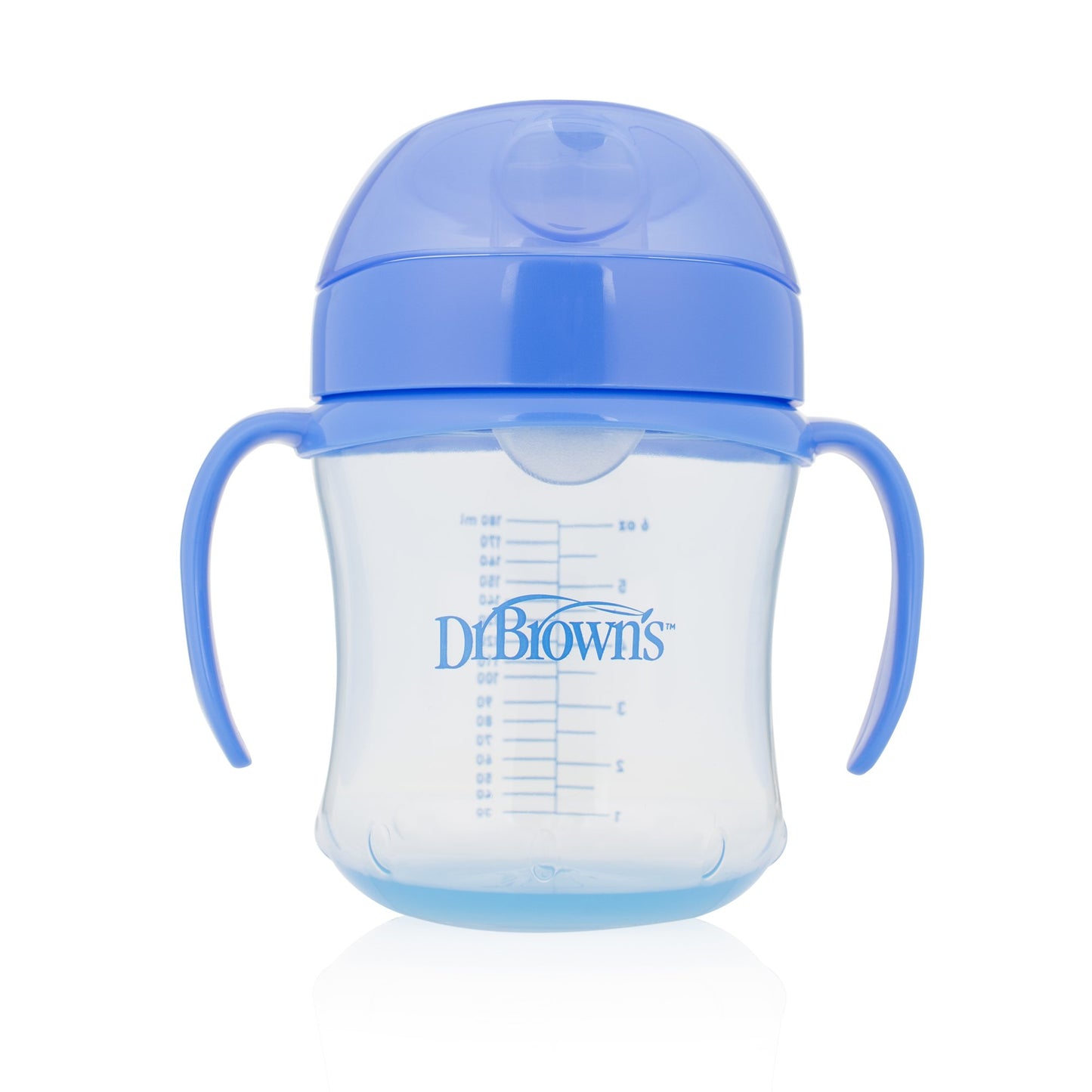 Dr. Browns Soft-Spout Transition Cup, 6 oz (6m+), Blue, Single