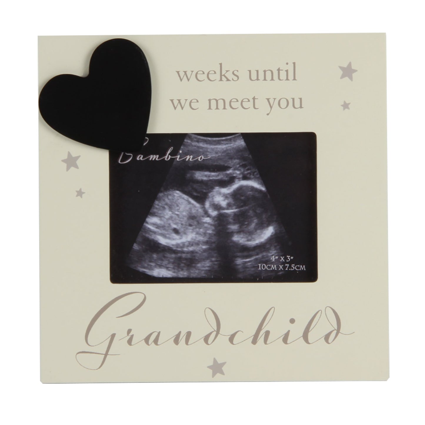 Oaktree Gifts Baby Countdown Scan Photo Frame 4 X 3