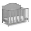 Graco Wilfred Crib And Mattress Nursery Essentials Pack (Pebble Gray) - Greenguard Gold Certified Baby Crib & Crib Mattress, Cri