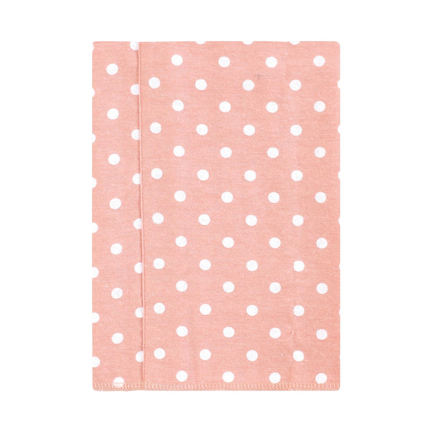 Hudson Baby Unisex Baby Flannel Burp Cloth 7Pk, Sweet Peach, One Size