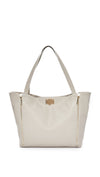 Rosie Pope Diaper Bag, Sloane Tote, Grey/White