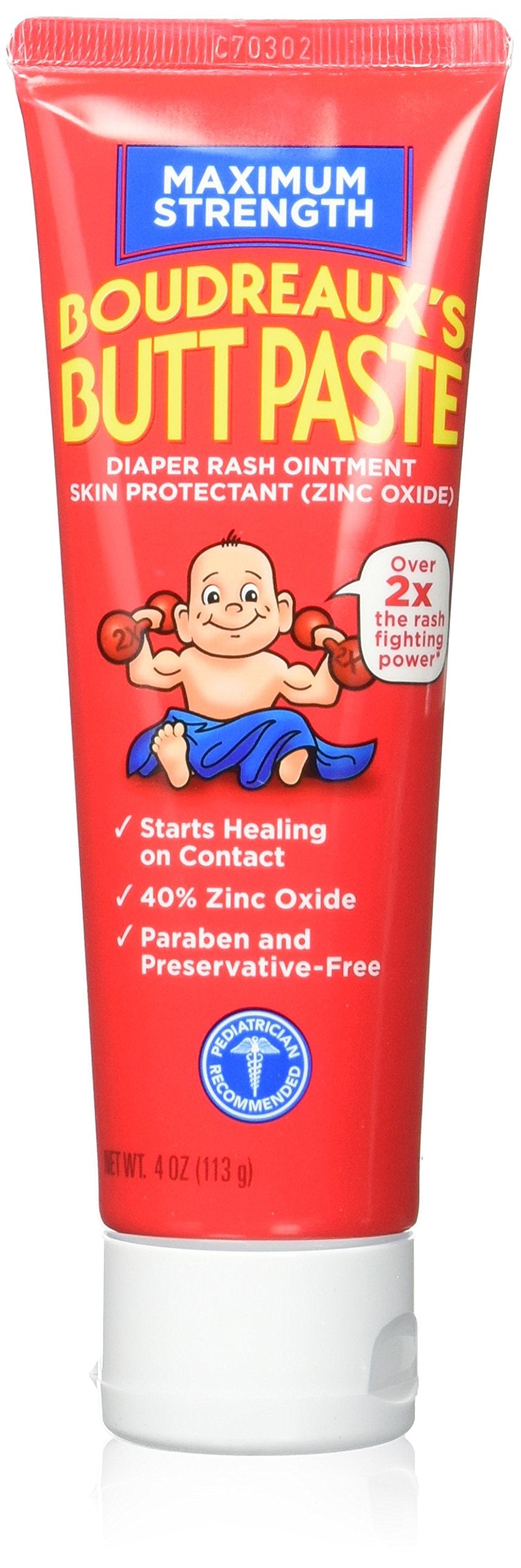 Boudreauxs Maximum Strength Butt Paste - 4 Oz (Pack Of 2)