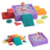 8-Piece Foam Climbing Blocks with Ball Pit for Toddlers 1-3, Soft Play Toddler Climbing Toys Indoor, Indoor Foam Blocks for Todd