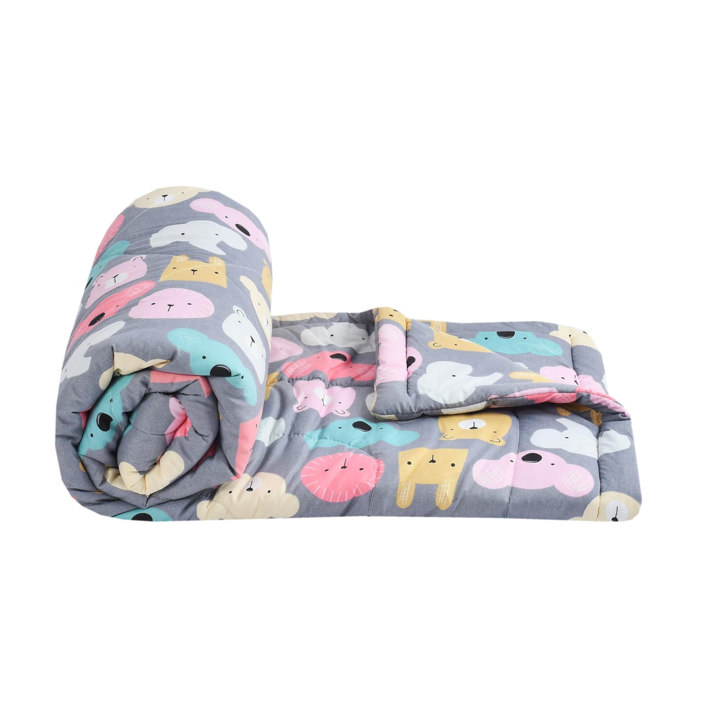 Fresh From Loom Summer Collection Double Bed Cartoon Printed Bed Blankets | Dohar For Kid Boys & Girls | Glace Cotton Soft Comfo