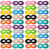 Ronyoung 50Pcs Superhero Masks For Kids Party Cosplay Dress Up Superhero Eye Masks For Halloween Christmas Birthday