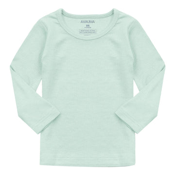 Avauma Baby Boys Girls Pajama Set Kids Toddler Snug Fit Ribbed Sleepwear Pjs For Daily Life Style (Xl/Mint(L))