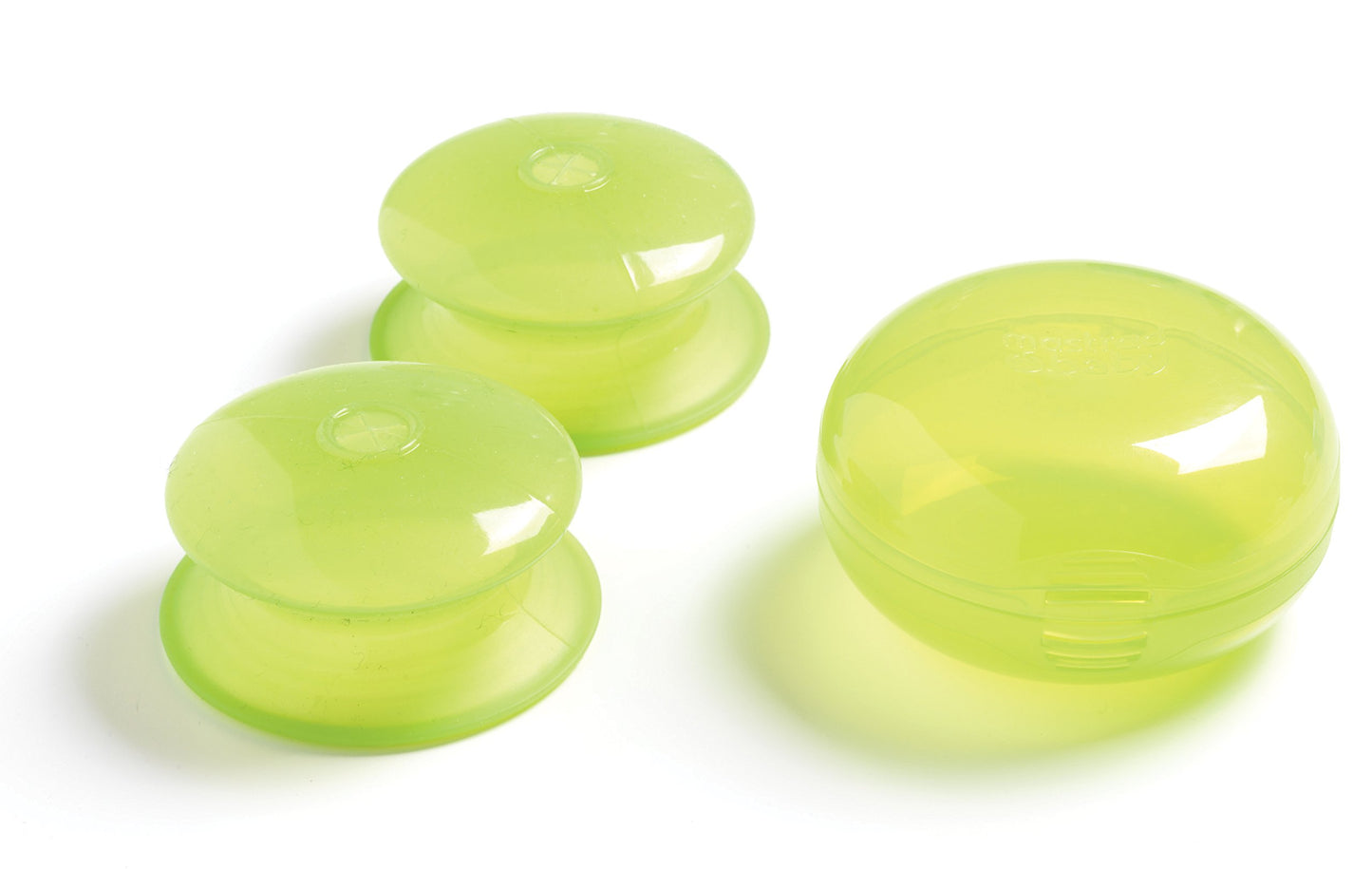 Mastrad Baby Straw Cap - Green - One Size - 2 ct
