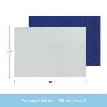 Tillyou Toddler Pillowcase 2 Pack With Envelope Closure,13' X 18' Silky Soft Microfiber Travel Kids Pillowcase For Boys And Gi