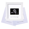 Eletecpro Ultrasound Picture Frame With Real Glass Cover And 3 Different Mats, 7X7 Baby Keepsake Frame For 3X4 Inches Sonogram P