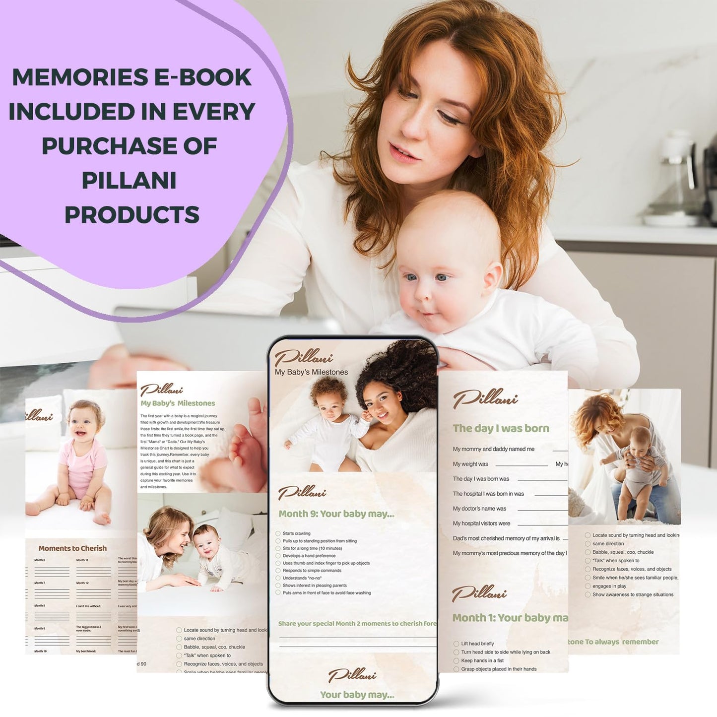 Pillani Nursing Pillow, Plus Size Breastfeeding Pillows For Enhanced Support & Comfort For Mom & Baby, Removable Cotton Cover, A