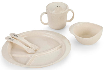 Ozeri Earth Dish Set For Kids, 100% Made From A Plant