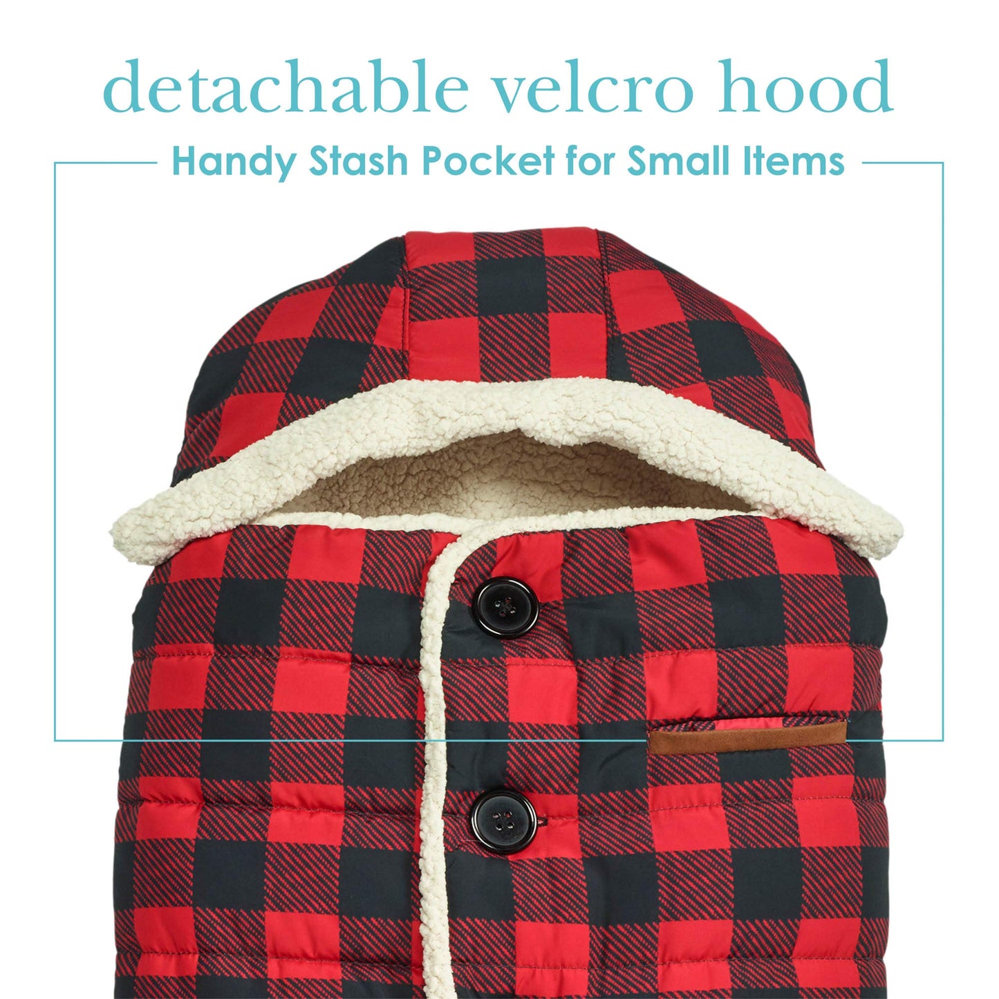 Jj Cole Bundle Me Winter Baby Bunting Bag And Car Seat Cover- Urban - Buffalo Plaid- Weather Resistant Baby Carrier Cover - Wint