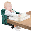 Hook On Chair With Removable Dining Tray, Portable Table High Chair, Folding Compact Baby Seat With Storage Bag For Indoor/Outdo
